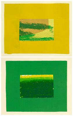 Appraisal: Two Howard Hodgkin prints British born quot Indian Views quot