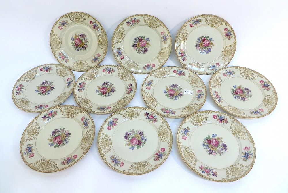 Appraisal: Set Of Ten Rosenthal Dessert Plates Set Of Ten Rosenthal