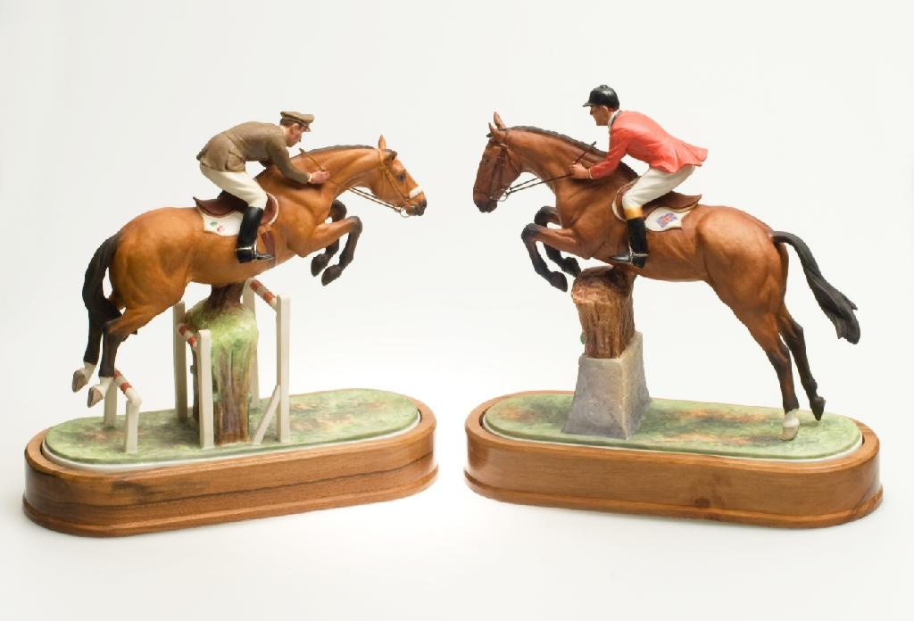 Appraisal: ROYAL WORCESTER MODEL OF MERANO AND CAPTAIN RAIMONDO d'INZEO c