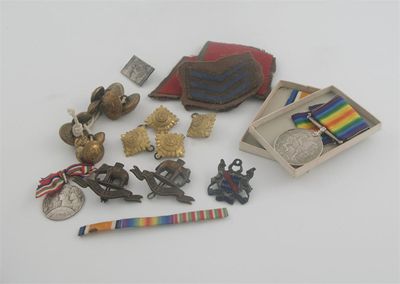 Appraisal: A Great War pair of medals to an officer British