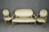 Appraisal: PARLOR SUITE -Three piece circa Louis XVI style carved and