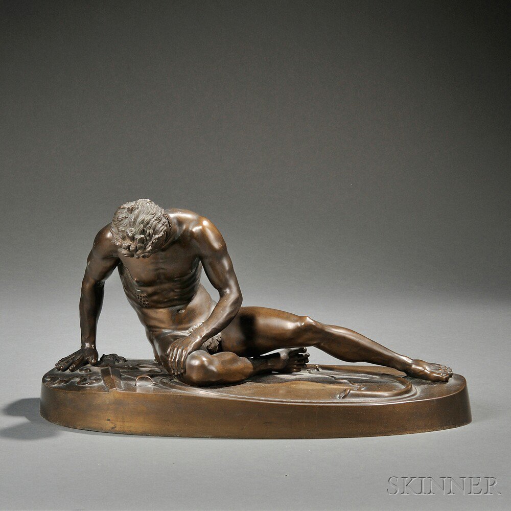 Appraisal: Grand Tour Bronze Figure of the Dying Gaul Rome late