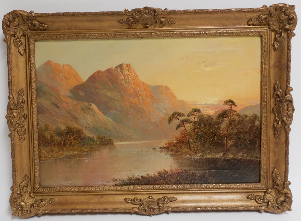 Appraisal: Henry Cooper Highland Mountain Lanscape th C Henry Cooper British