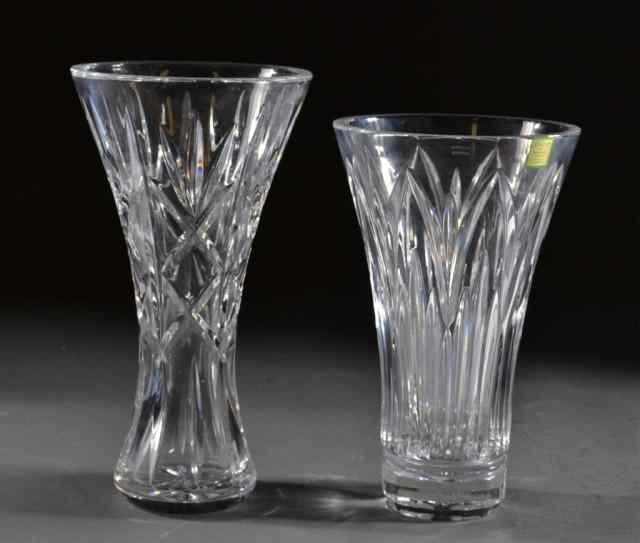 Appraisal: Waterford Crystal VasesTo include a Marquis by Waterford with flared