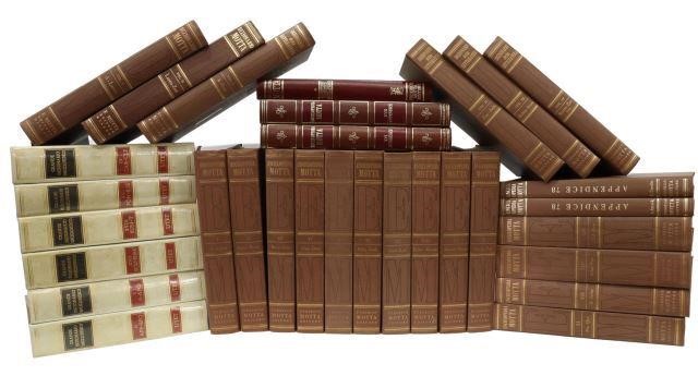 Appraisal: lot of Italian encyclopedia and dictionary library shelf books edited