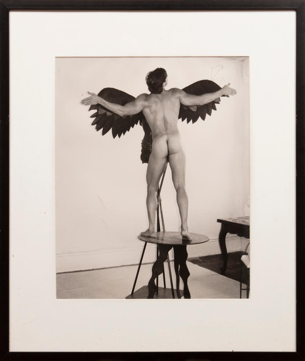 Appraisal: Mario Villa Nicaraguan New Orleans - Nude Angel Back and