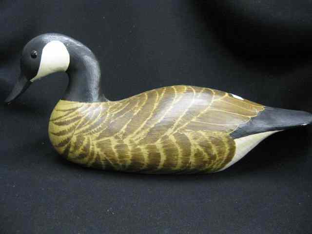 Appraisal: Crossman Carved Painted Duck Decory '' long