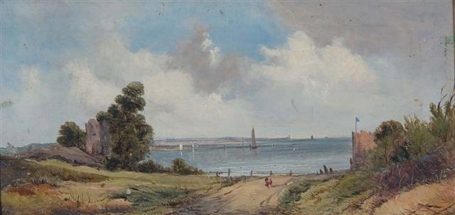 Appraisal: ALFRED H VICKERS - - View of coastal view possibly