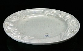 Appraisal: A Chinese white glaze dish