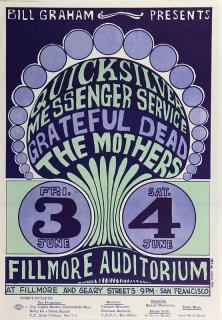 Appraisal: Bill Graham Vintage Rock Poster BG Wes Wilson American b