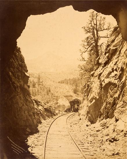 Appraisal: JACKSON William Henry - Cameron's Cone From Tunnel Colorado Midland