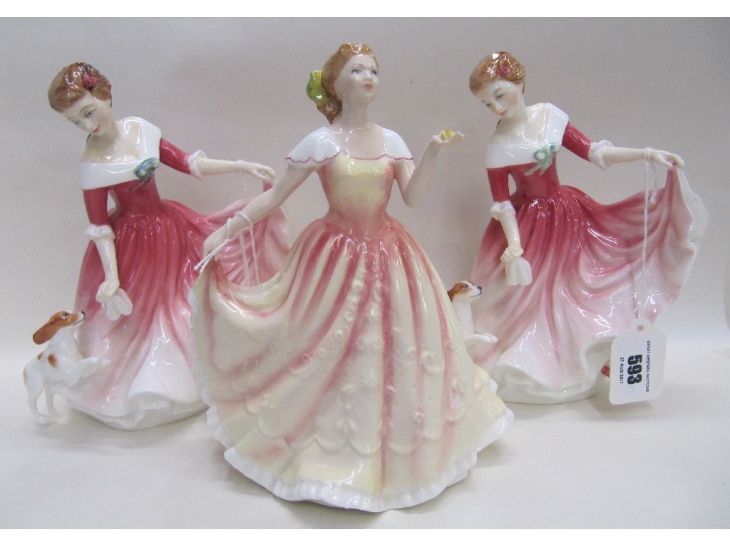 Appraisal: Three Doulton figures including two of My Best Friend HN