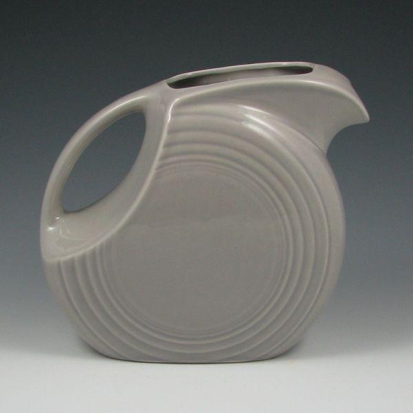 Appraisal: Fiesta large disc pitcher in Pearl Gray discontinued color in