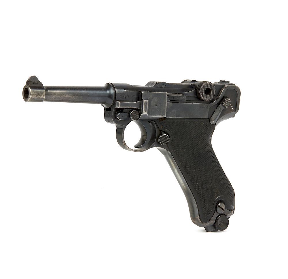 Appraisal: Black Widow Luger This is an exceptionally nice BYF marked