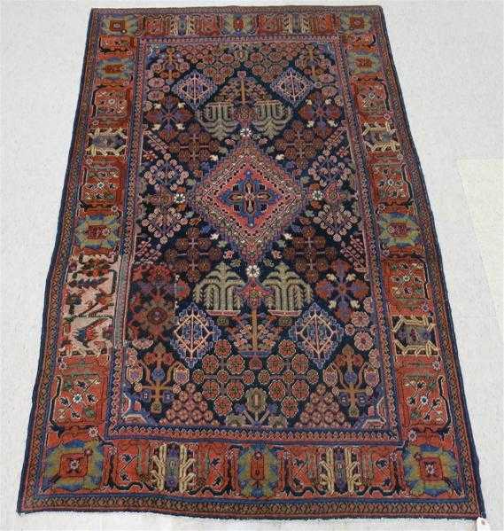 Appraisal: SEMI-ANTIQUE PERSIAN JOSHAGHAN AREA RUG central Iran c s featuring