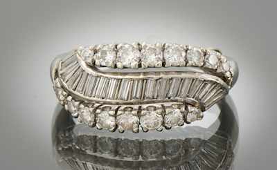 Appraisal: A Ladies' k Gold and Diamond Ring k white gold