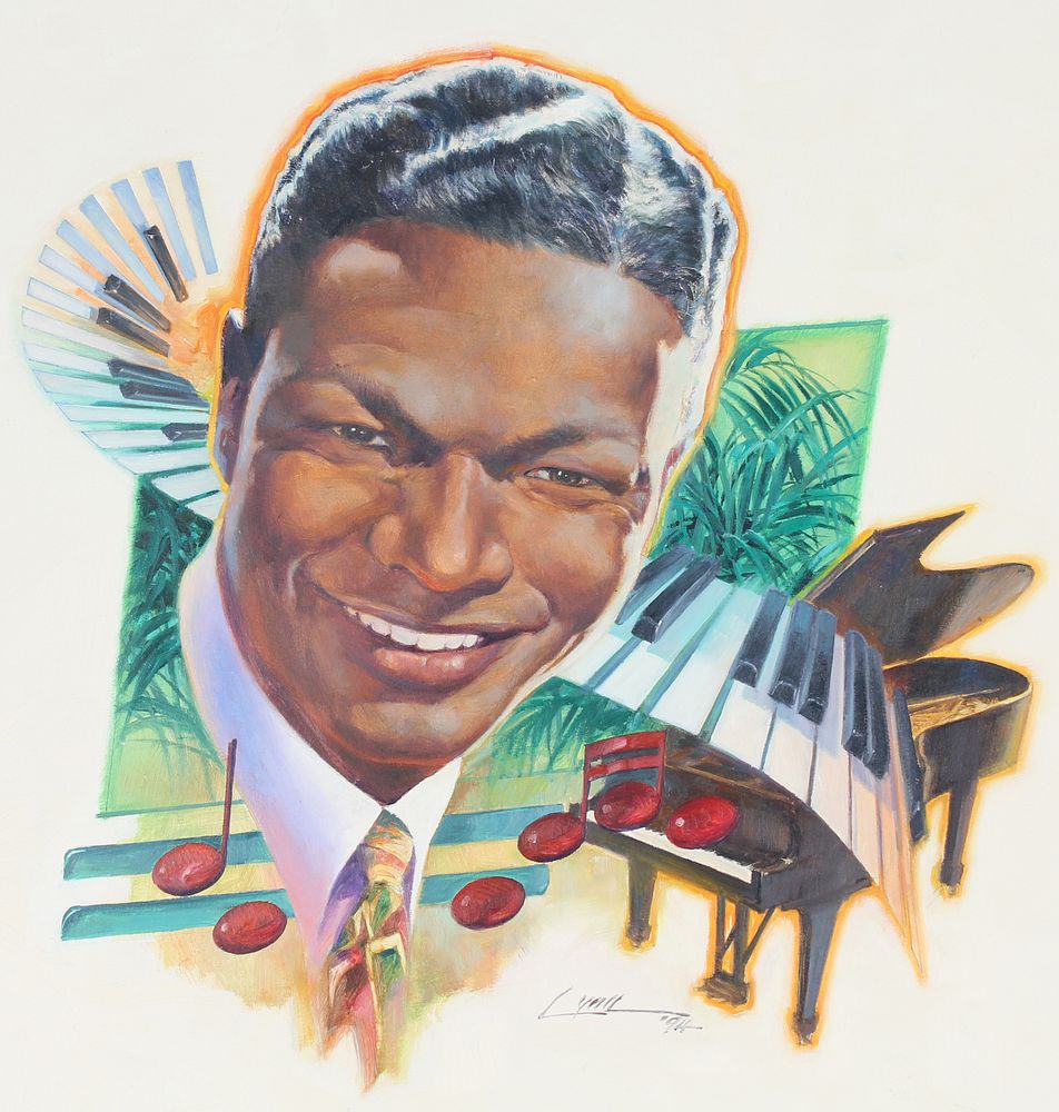 Appraisal: Dennis Lyall B Nat King Cole Dennis Lyall American B