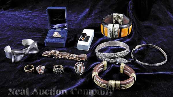 Appraisal: A Group of Antique and Vintage Jewelry including a rose