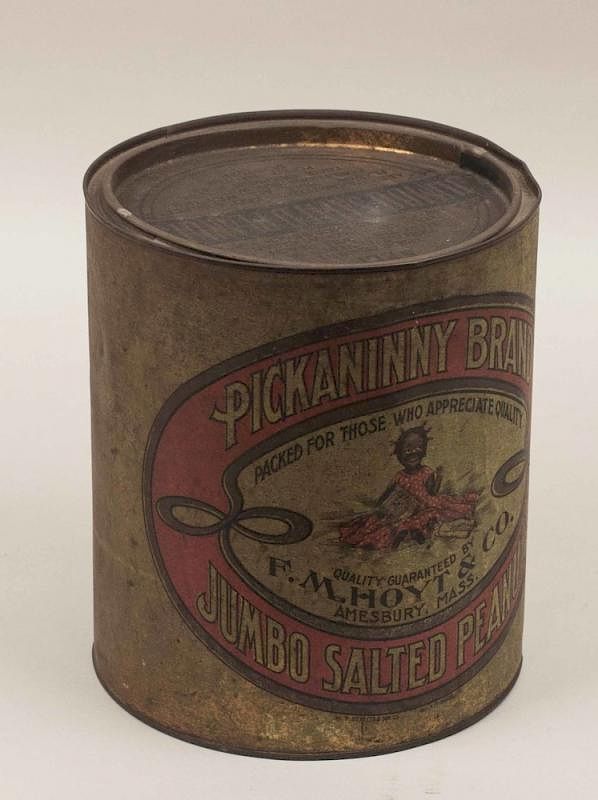 Appraisal: Pickaninny Brand Peanuts Tin Pickaninny Brand peanut tin Peanuts by