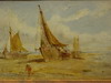 Appraisal: OOB - Three Boats on a Mediterranean Beach by William