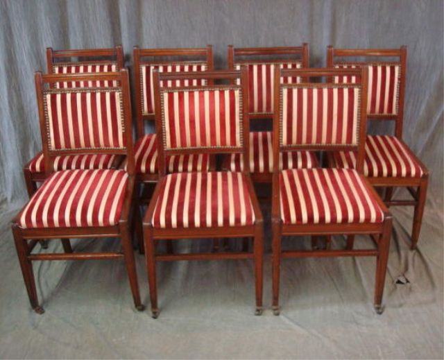 Appraisal: Matched Set of th Cent Dining Chairs All are side