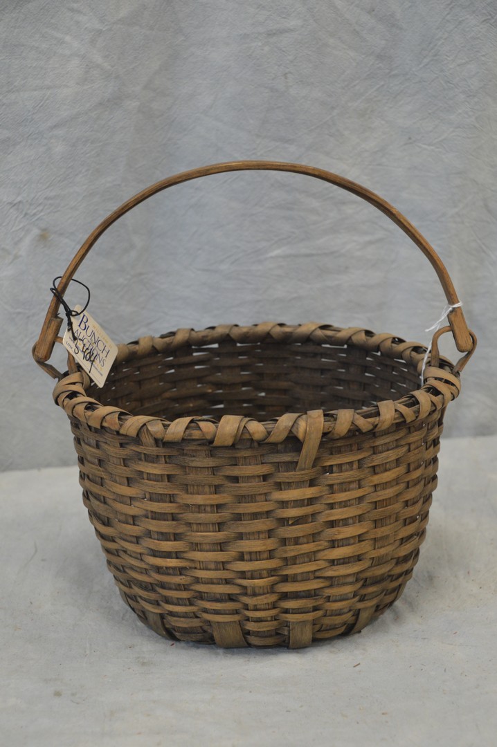 Appraisal: Swing handle gathering basket New York State - dia x