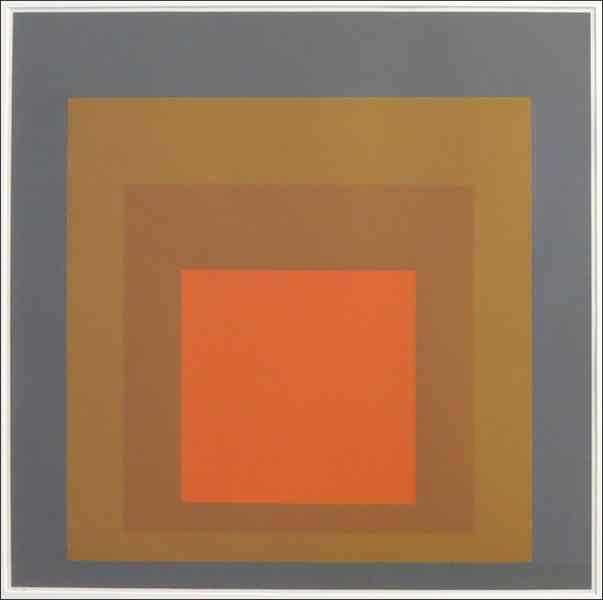 Appraisal: JOSEF ALBERS GERMAN AMERICAN - HOMAGE TO THE SQUARE -