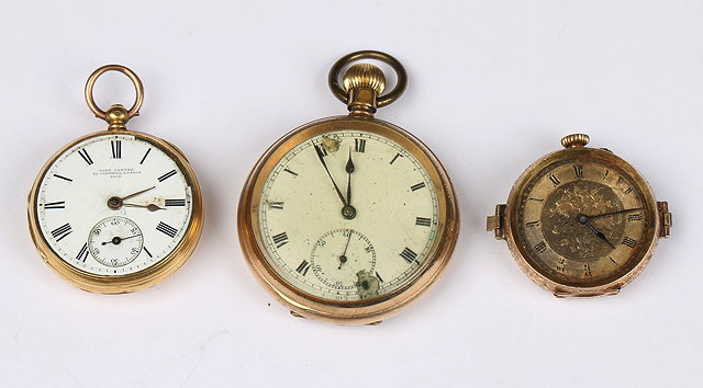 Appraisal: AN CT GOLD CASED POCKET WATCH by John Carter of