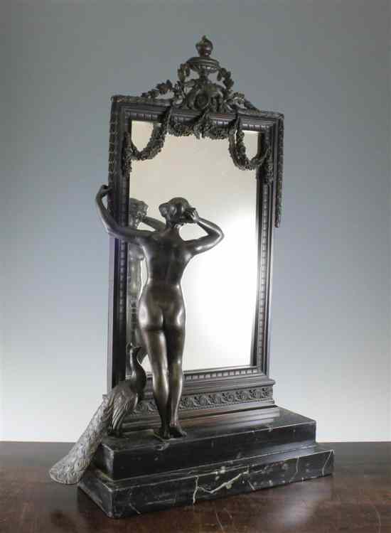 Appraisal: A late th century French bronze figure group of a