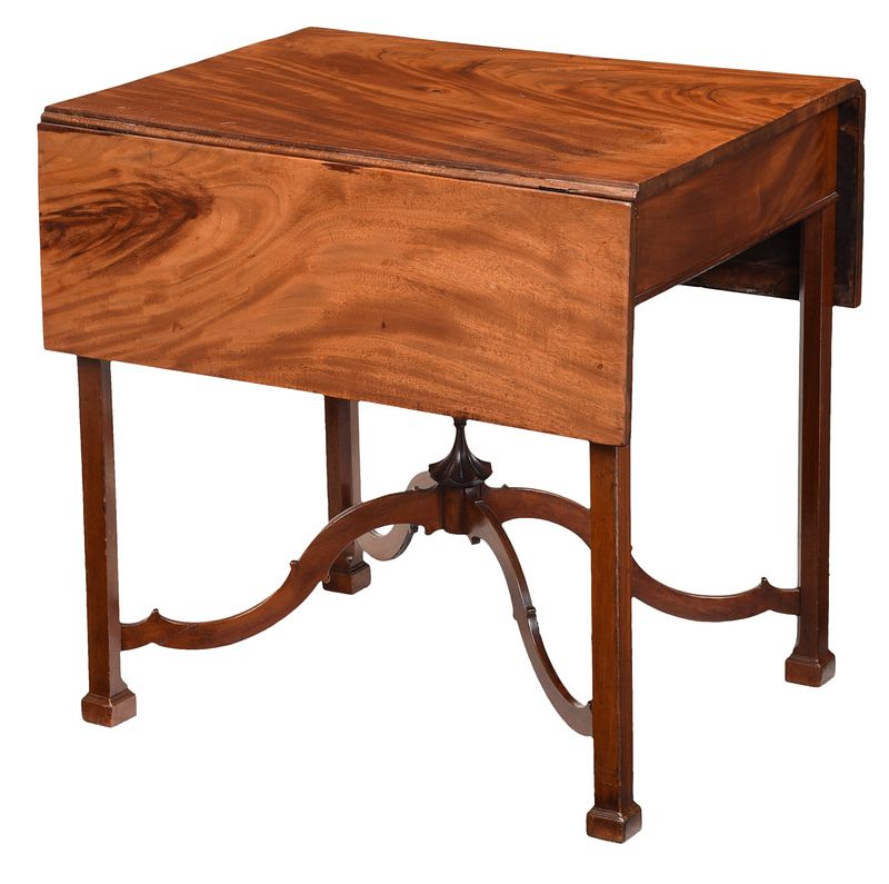 Appraisal: Pennsylvania Chippendale Mahogany Center Table Philadelphia - single board figured