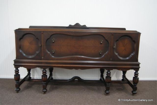 Appraisal: Antique c 's Walnut Buffet - Sideboard ServerFrom an estate