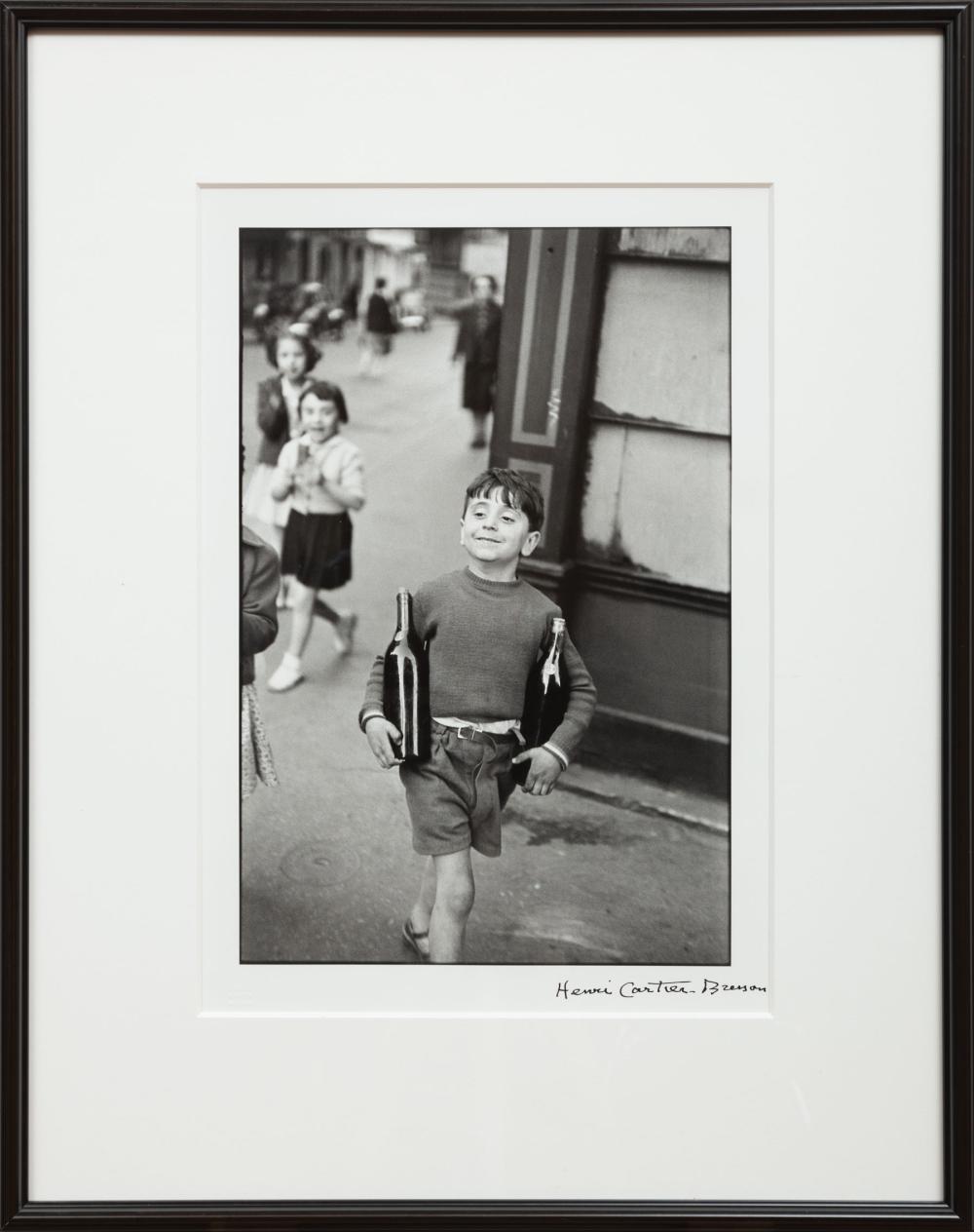 Appraisal: Henri Cartier-Bresson French - Rue Mouffetard Paris negative creation date