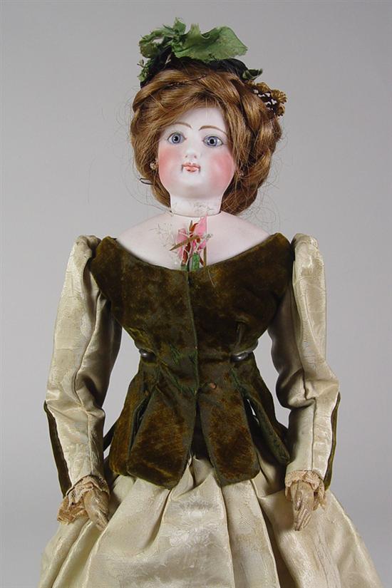 Appraisal: French Gaultier Fashion Lady Doll Circa 's Marked FG on