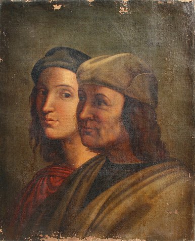 Appraisal: EARLY PORTRAIT OF RAFFAELLINO DEL GARBO AND ANDREA DEL SARTO