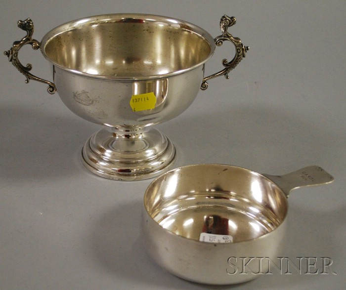 Appraisal: Silver Reed Barton Two-Handled Footed Bowl and a Tiffany Sterling