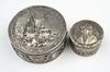 Appraisal: STERLING SILVER BOXES - Late th C copies of earlier