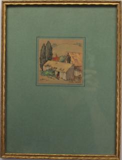 Appraisal: Muriel Hudson - pastel of a California countryside scene Signed