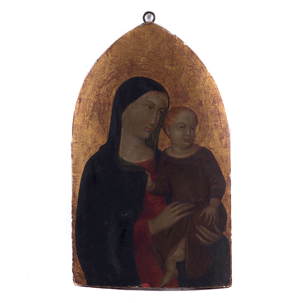 Appraisal: Early Renaissance Style th c Madonna and Child Late th