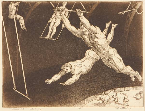 Appraisal: Property from the Robert Service Trust Circus Circus c Etchings