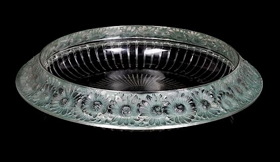 Appraisal: Lalique France Early th Century Marguerites Bowl Lalique France Early