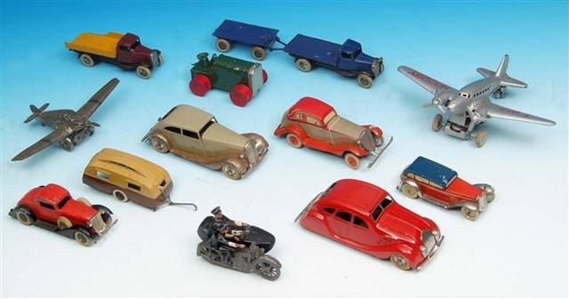 Appraisal: A COLLECTION OF VARIOUS MINIC TOYS clockwork cars and other