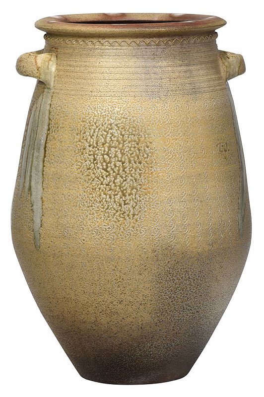 Appraisal: Monumental Donna Craven Stoneware Floor Vase Asheboro North Carolina th