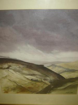 Appraisal: JACQUIE DENBY - Park Rash Farm above Upper Wharfedale watercolour