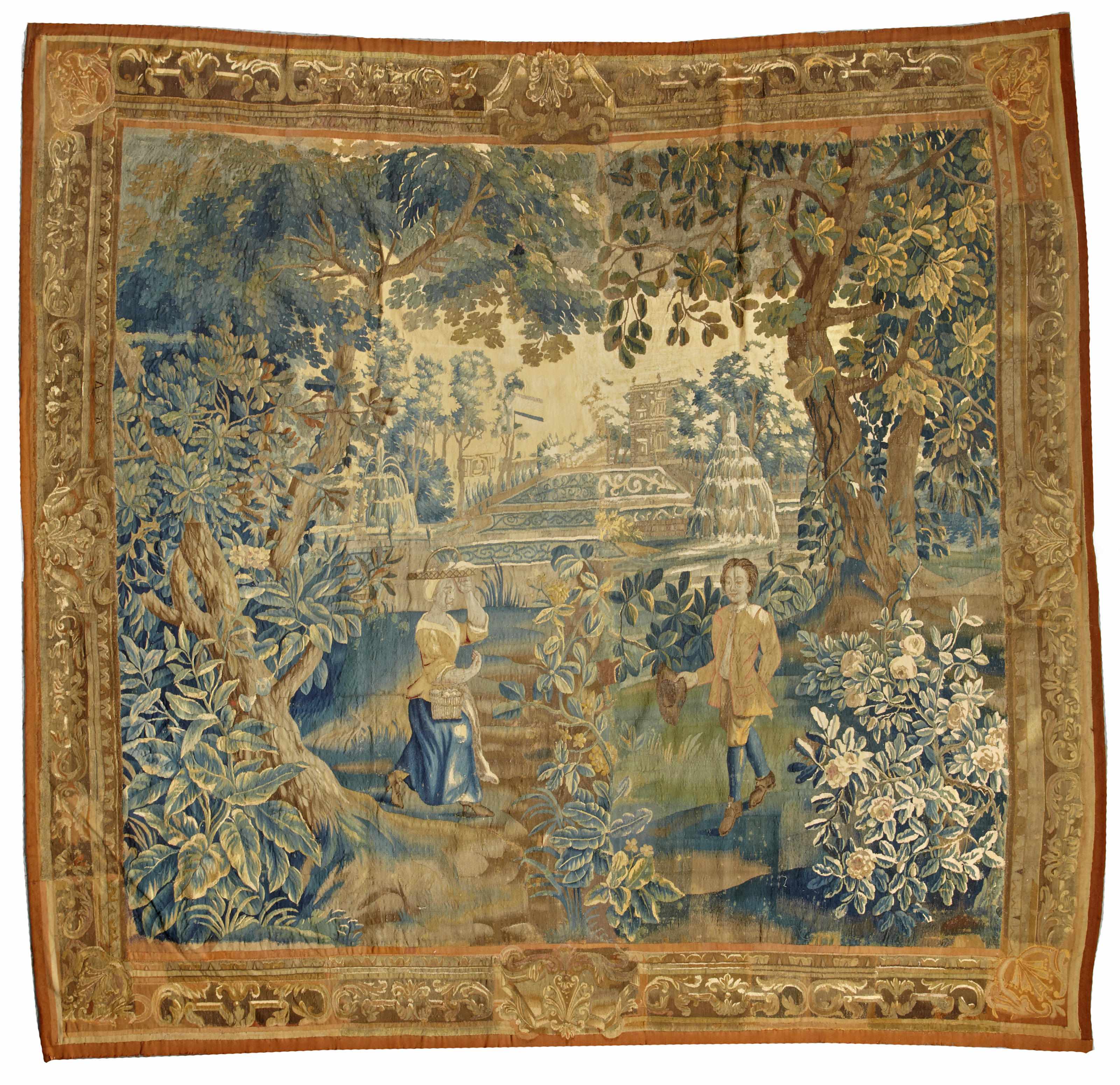 Appraisal: A Flemish tapestry Flanders th centurysize approximately ft in x