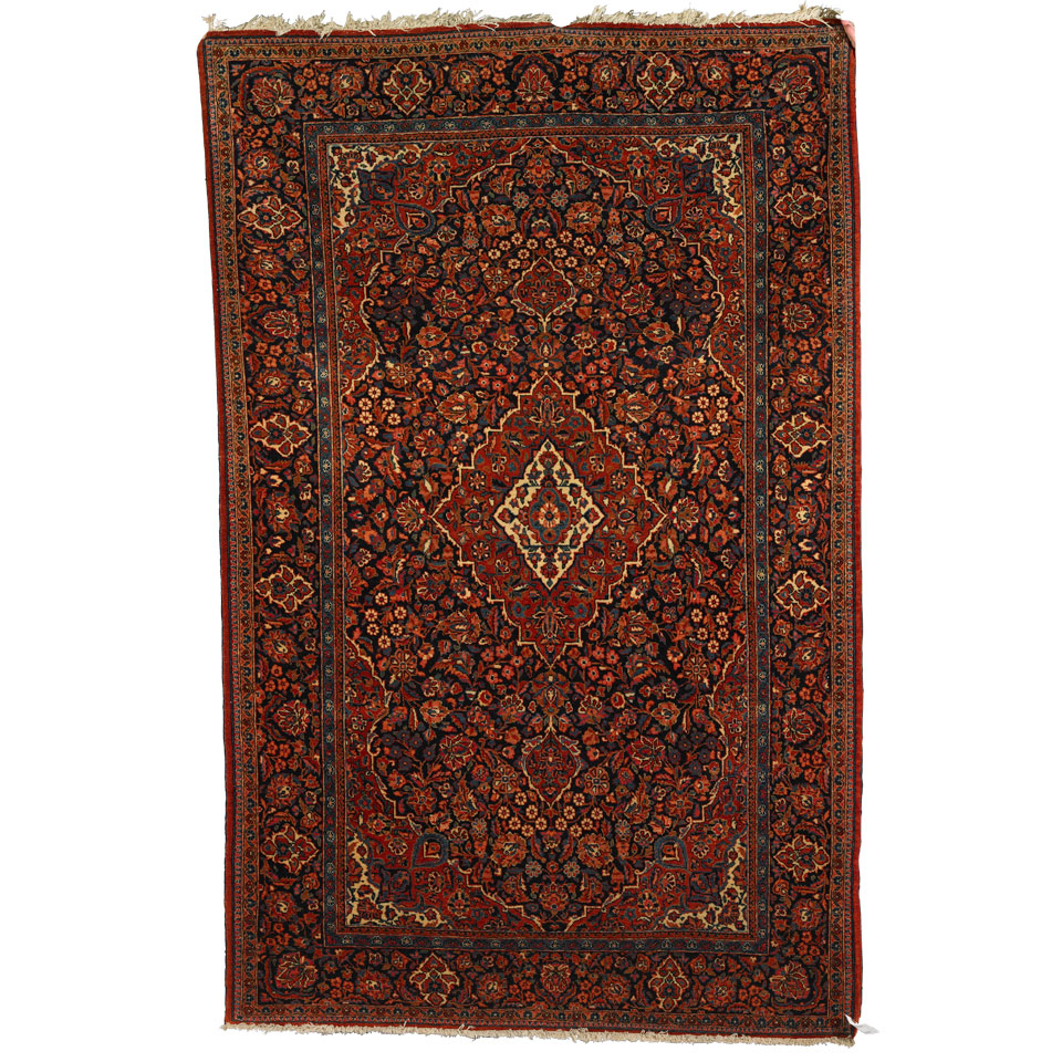 Appraisal: Kashan Rug ft height x ft width height x width