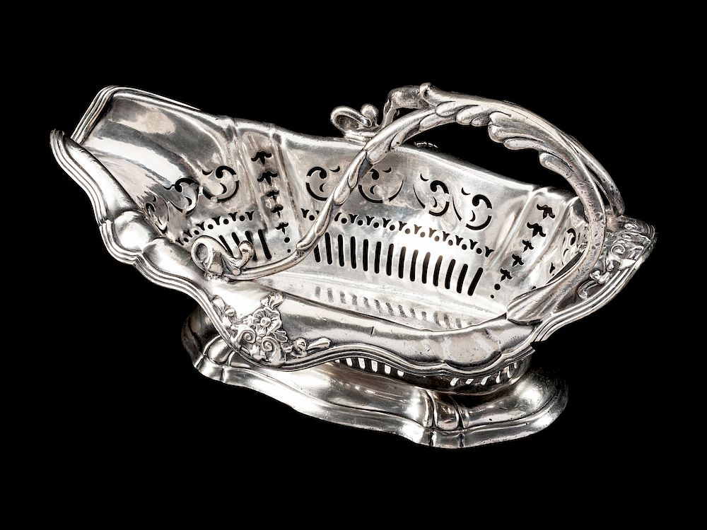 Appraisal: A Silver-Plate Wine Caddy from the St Regis Hotel A