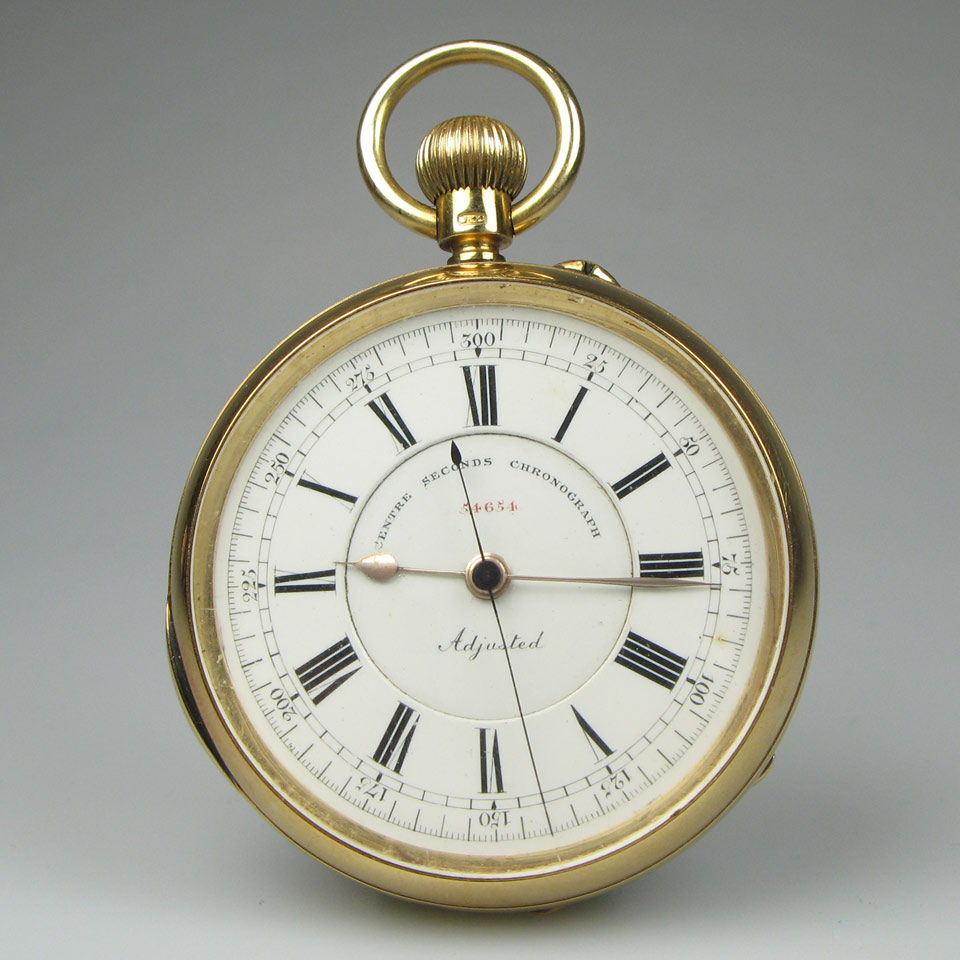 Appraisal: English Openface Chronometre Pocket Watch circa mm case dial and