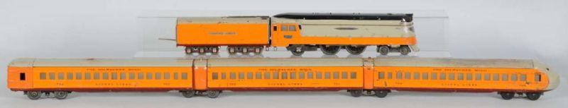 Appraisal: Lionel No E Streamliner Hiawatha Passenger Set Description Pre-war O-gauge