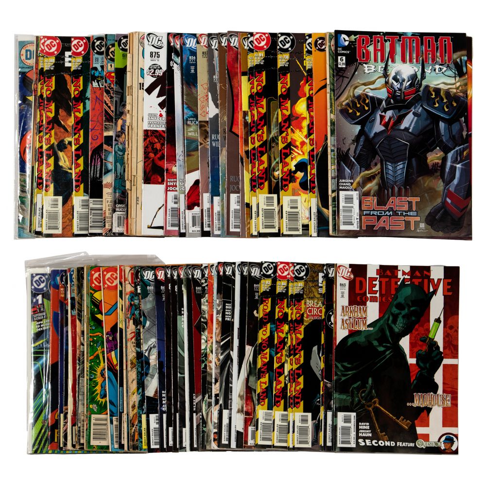 Appraisal: BATMAN AND SUPERMAN COMIC BOOK ASSORTMENT DC comic books from