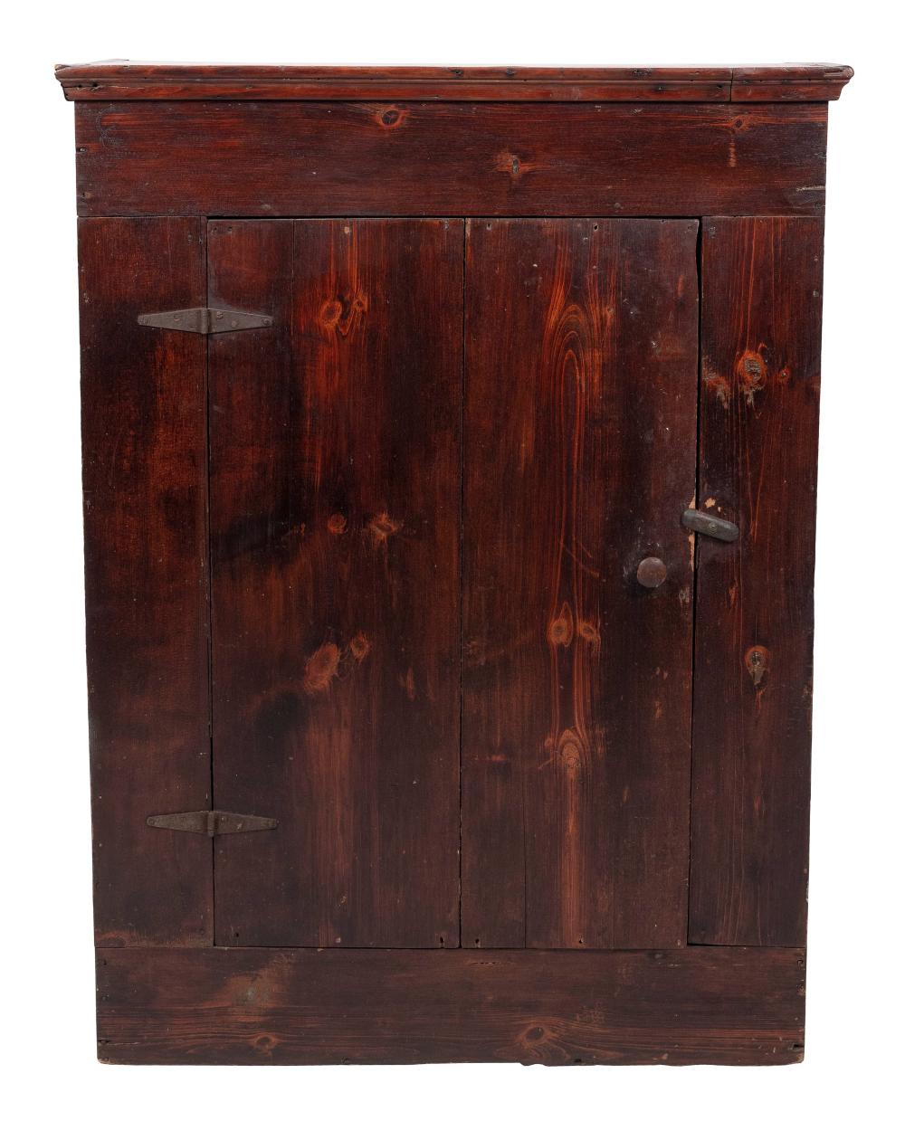 Appraisal: PINE JELLY CUPBOARD TH CENTURY HEIGHT WIDTH DEPTH PINE JELLY